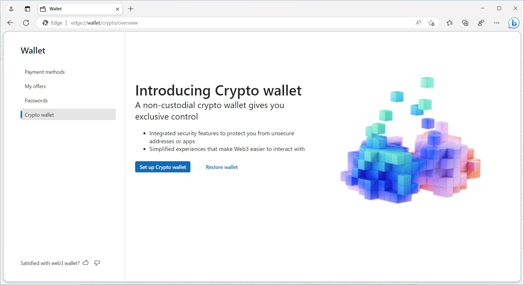 Edge （Phoenix）浏览器将加入 “加密钱包”功能