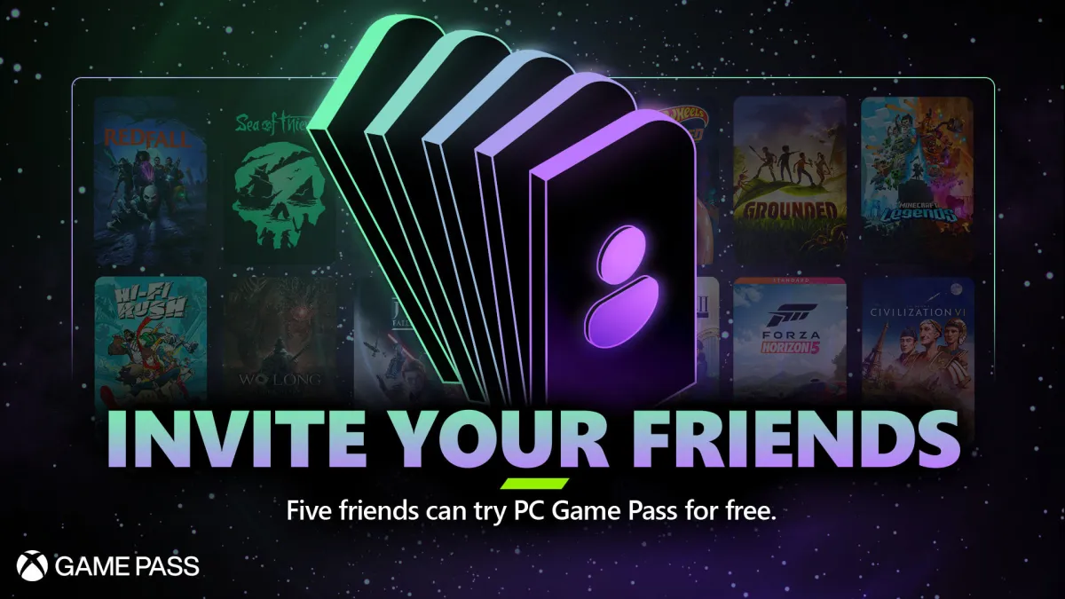微软推出 Game Pass 引荐项目，被邀请者可免费体验 14 天 PC Game Pass